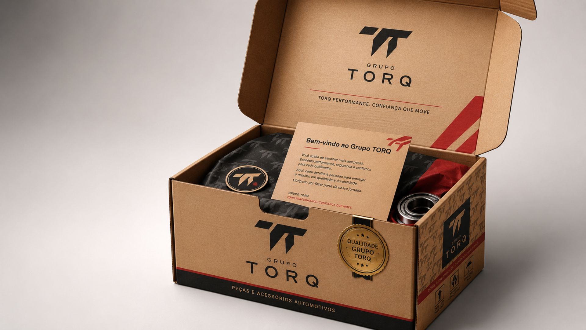 Grupo TORQ · TORQ · Caixa Kraft de Boas-Vindas