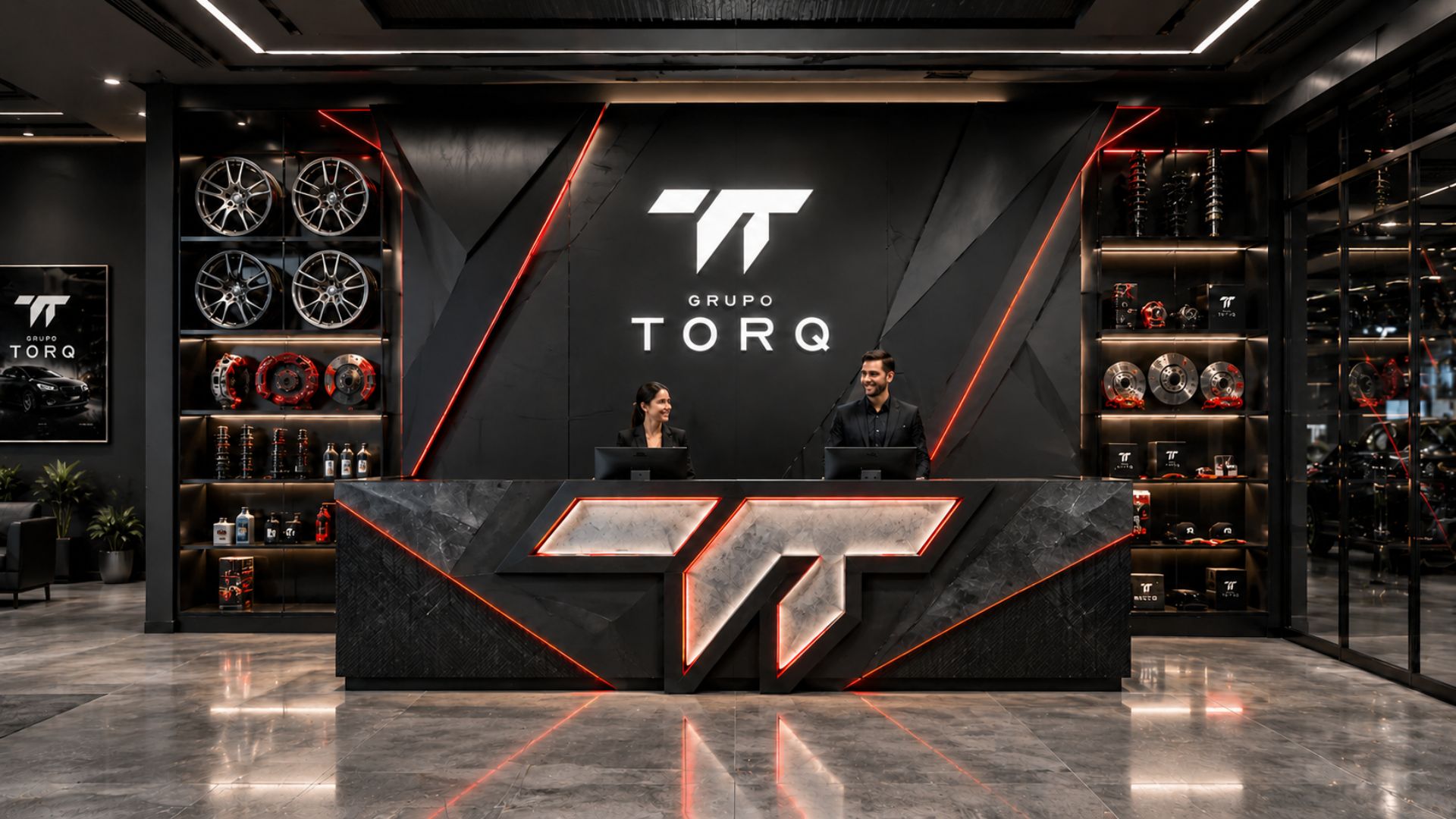 Grupo TORQ · TORQ · Recepção e Showroom