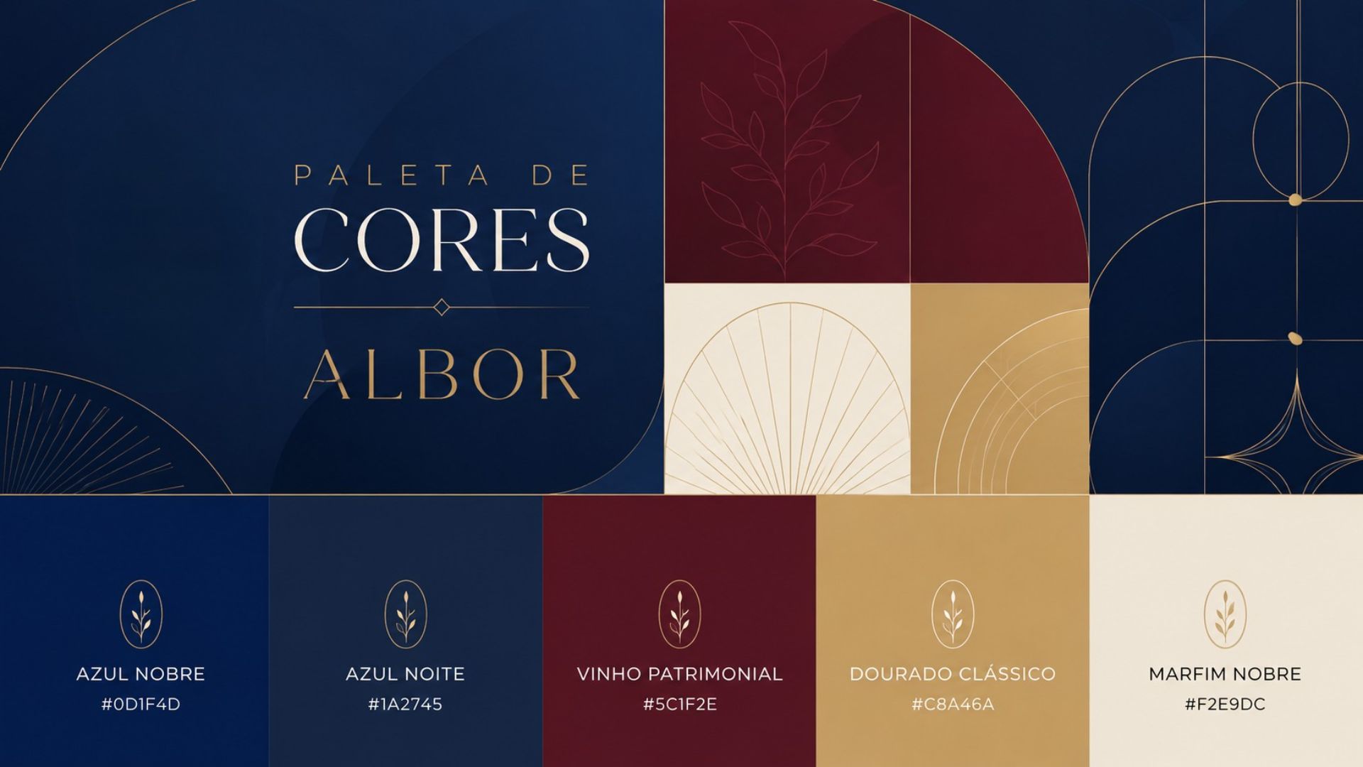 Albor · Albor · Paleta de Cores