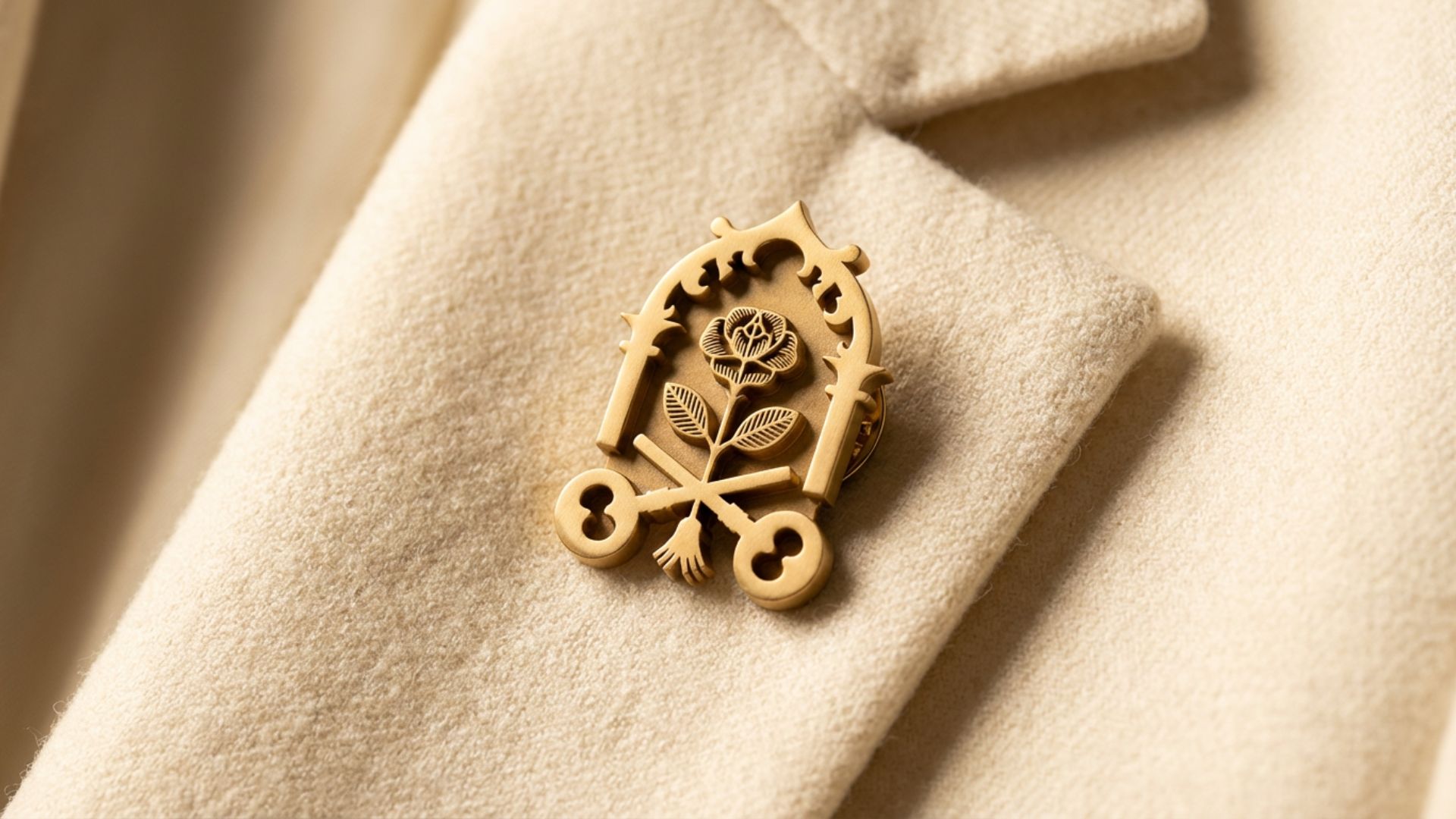 Grupo Mariano — slide 3: Broche dourado