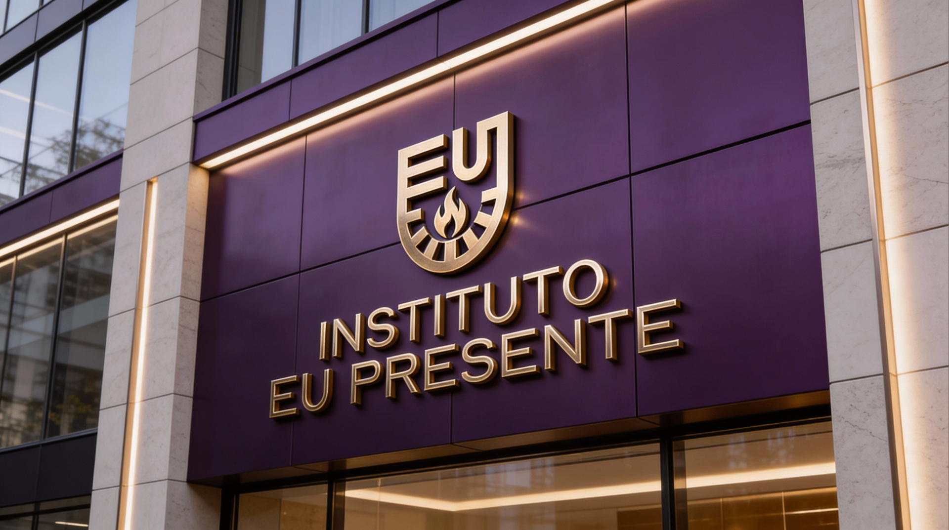 Identidade visual de Instituto EU Presente